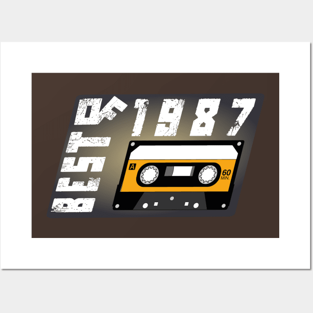 best of 1987 32 years OLd Wall Art by TOPTshirt